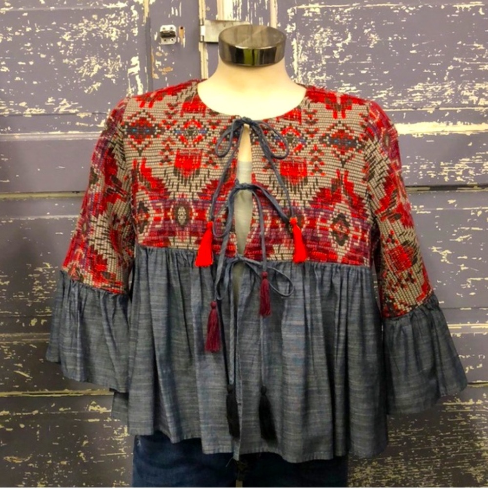 NWT Ivy Jane Peplum Jacket Size: Small